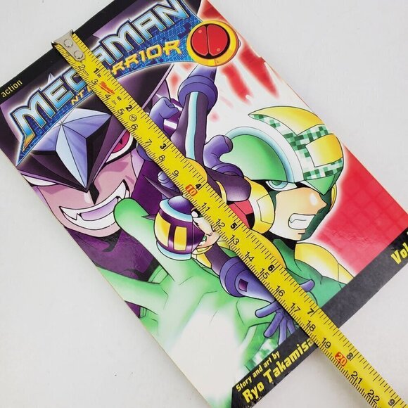 MegaMan NT Warrior Book Vol. 5 Ryo Takamisaki Manga VIZ 2004 First Print Unread - Picture 9 of 9